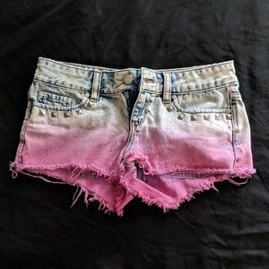 Ombre Jean shorts